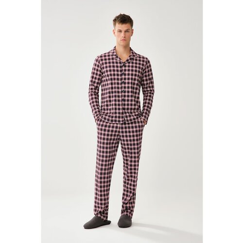 Dagi Pajama Set - Navy blue - Plaid Slike