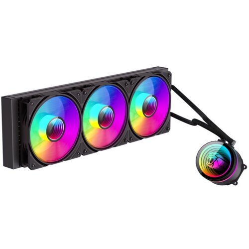  GameMax ICEBURG 360 INFINITY BK computer cooling system Processor All-in-one liquid cooler 12 cm Black 1 pc(s) Cijene