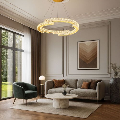 Toolight LED viseća lampa APP1771-CP GOLD 60cm Slike