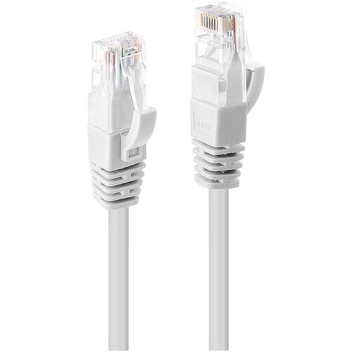 Lindy 48099 RJ45 omrežni kabel\, Patch kabel CAT 6 U/UTP 20.00 m bela 1 kos, (20419683) Cene