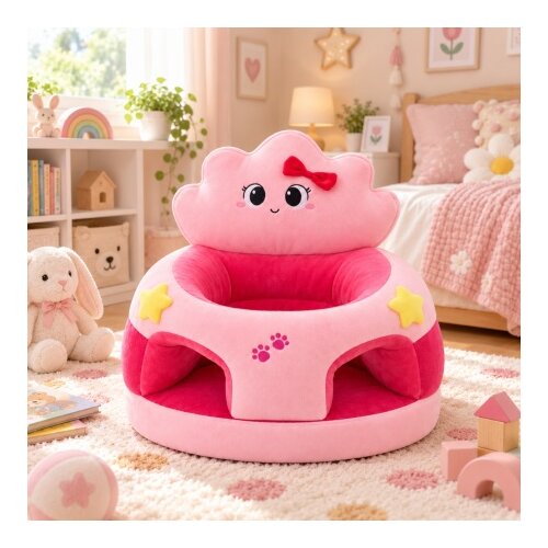  Pli&scaron;ana foteljica za bebe Sweet Star - roze ( KLK2710-SSR ) Cene