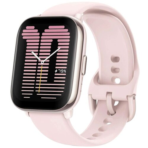 Xiaomi Pametni sat, 1.75&amp;quot; AMOLED, vodootporan 5ATM, BT, GPS - Amazfit Active - Petal Pink Slike