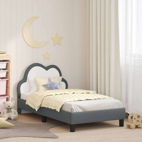  Okvir za krevet s uzglavljem Svijetlo siva 80 x 160 cm PU Cijene