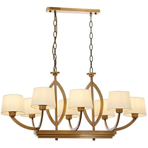 Opviq luster Av-1876-8Es-Ym, 90x100x55 cm, Braon-krem Cene