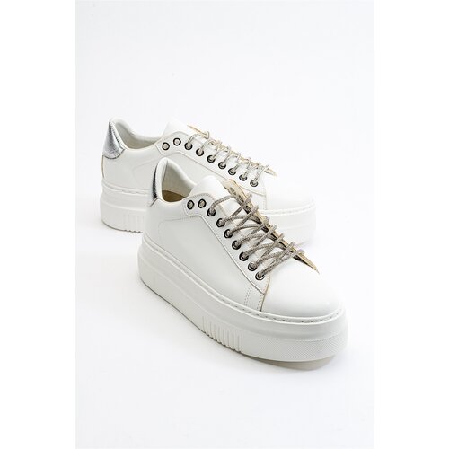 LuviShoes Albedo White Women&amp;#039;s Sneakers Slike