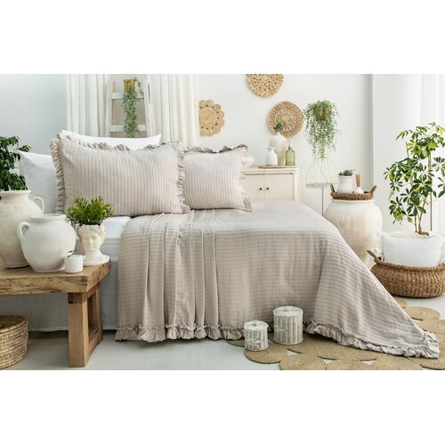 L'essentiel Maison set posteljine Martha, 240x260 cm, krem Cijene
