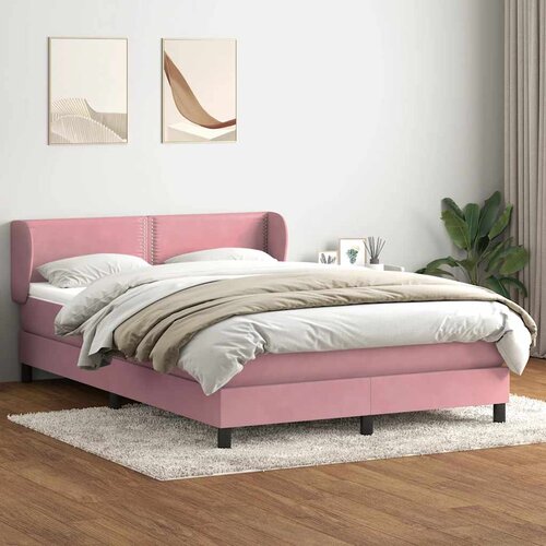 Box Spring krevet s madracem ružičasti 160x220 cm bar&scaron;un Cijene