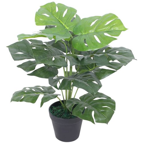  Umjetna Biljka Monstera s Posudom 45 cm Zelena Cene