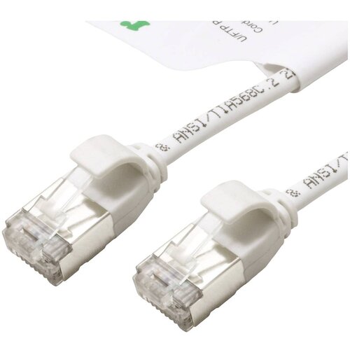 Roline green 21441698 RJ45 omrežni kabel\, Patch kabel CAT 6a U/FTP 0.15 m bela 1 kos, (20630634) Cene