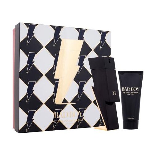 Carolina Herrera Bad Boy toaletna voda 50 ml po&amp;scaron;kodovana &amp;scaron;katla za mo&amp;scaron;ke Slike