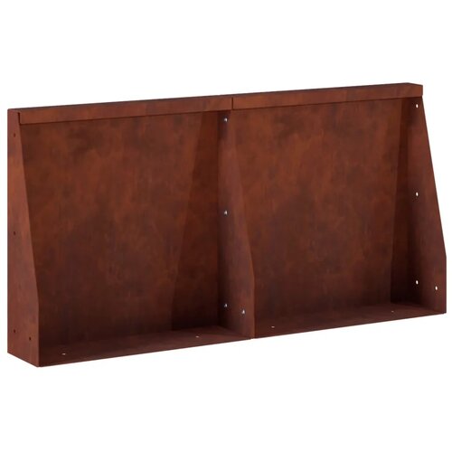  Zid za zadržavanje 2 kom. 40 x 12 x 30 cm Otporni čelik Rđa - Otporni čelik 40 x 12 x 30 cm 2 x Ravno Cijene