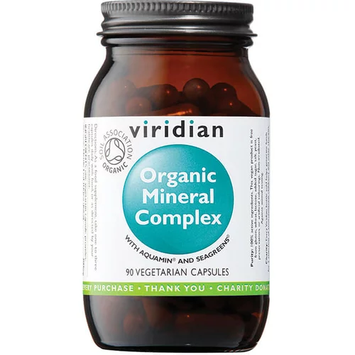 Viridian Nutrition Ekološki mineralni kompleks Viridian (90 kapsul)