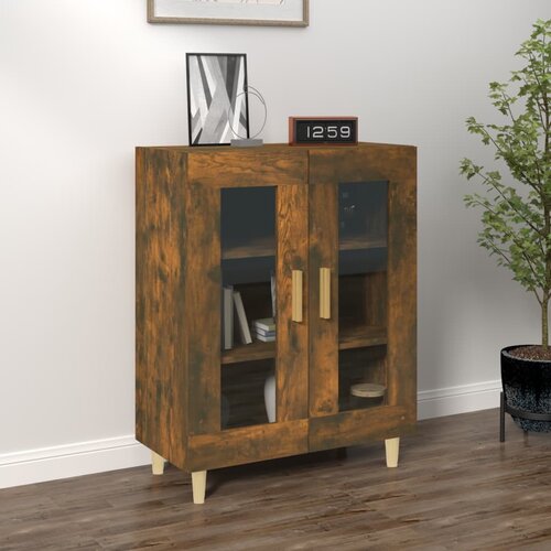 vidaXL Komoda boja dimljenog hrasta 69,5x34x90 cm konstruirano drvo Cijene