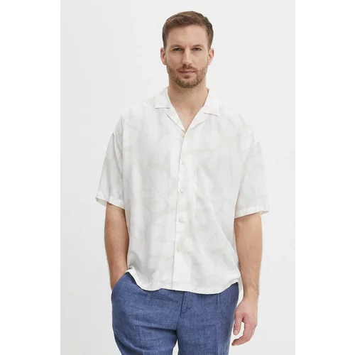 Boss Košulja za muškarce, boja: bijela, relaxed, 50514443