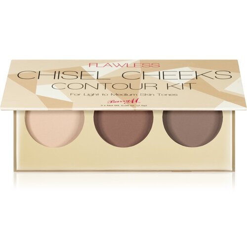 Barry M Flawless Chisel Cheeks paleta za konture obraza odtenek Light/Medium 0 Cene