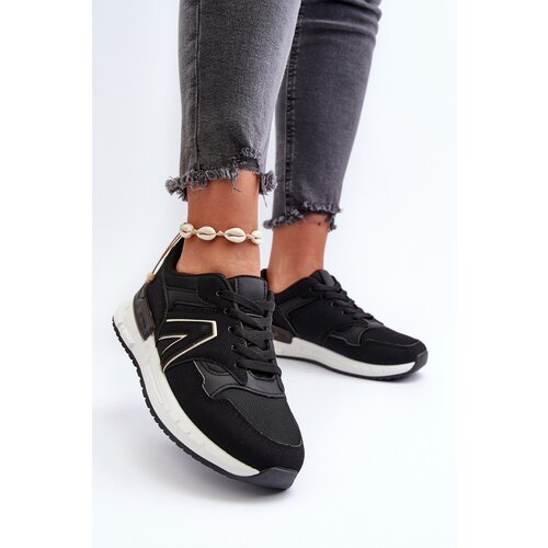 Boto Women's Sneakers Made of Faux Leather Black Vinelli Cene