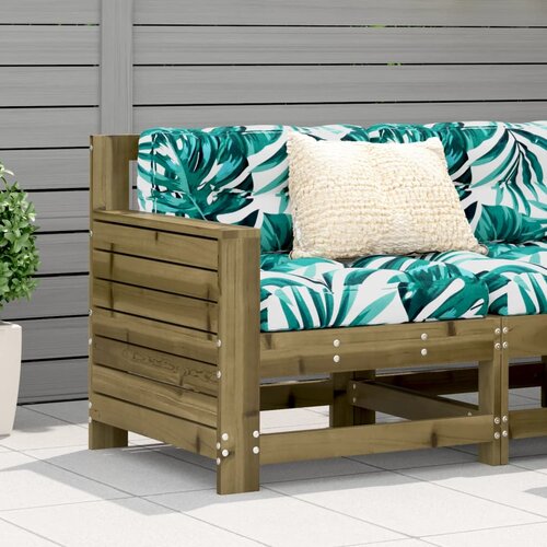 vidaXL Vrtna sofa s naslonom za ruke 69 x 62 x 70 5 cm od borovine Cene