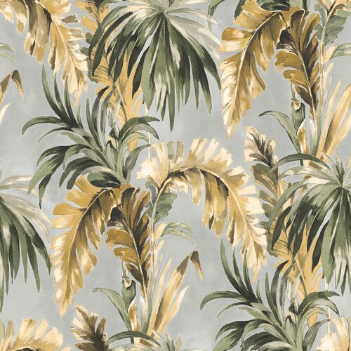 Decoprint Wallcoverings Tapeta Essentials Tropical leaves (3 boje) Slike
