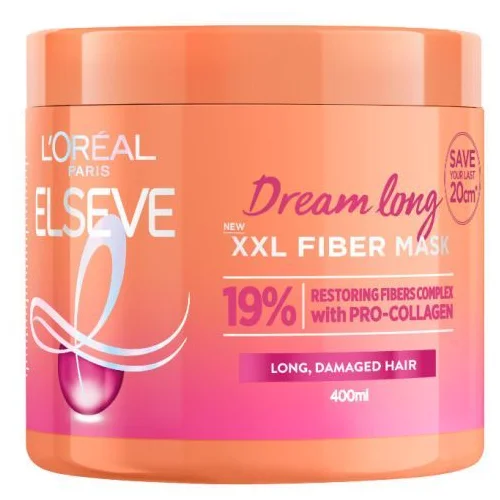 Loreal L'Oréal Paris Elseve Dream Long XXL Fiber maska za kosu 400ML