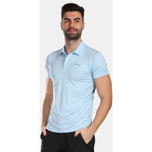Kilpi Men&amp;#039;s functional polo shirt OLIVA-M Light blue Slike
