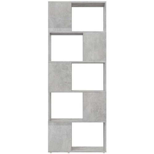 vidaXL Knjižna omara za razdelitev prostora betonsko siva 60x24x155 cm, (20978202) Cene