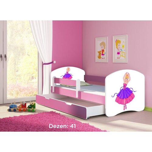 ACMA krevet za decu pink sa fiokom 180x80 2 41 Cene