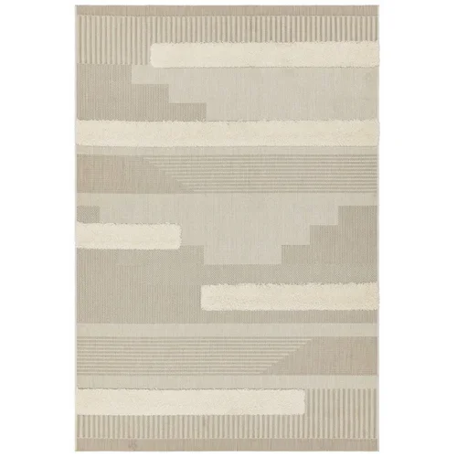 Asiatic Carpets Kremno bela zunanja preproga 80x150 cm Monty –