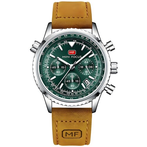 Mini Focus Ura OT-23892 - Rjava / Srebrna / Zelena Cene