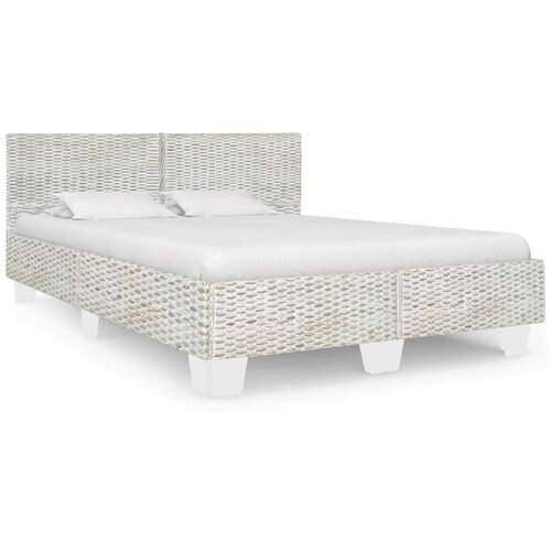  Okvir za krevet od prirodnog ratana sivi 160 x 200 cm Cijene