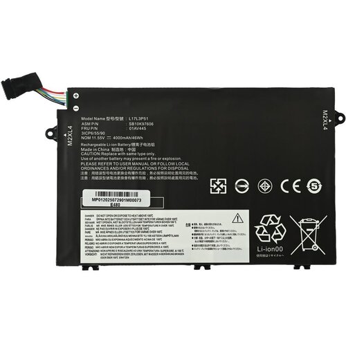  Baterija za laptop Lenovo Thinkpad E14 E15 E480 E490 E580 E590 L17C3P51 HQ2200 B Cene