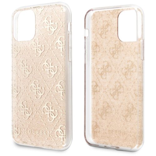  Maska za iPhone 11 Pro zlatna Guess Faceplate Gloss Slike