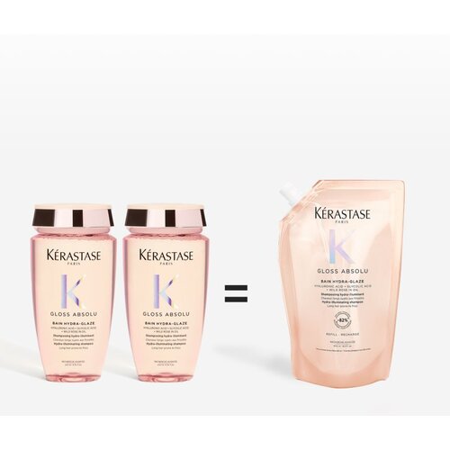 K&amp;eacute;rastase Gloss Absolu &amp;scaron;ampon proti krepastim lasem 500 ml Slike