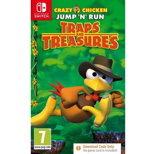 Mindscape switch crazy chicken traps and treasures (code in a box) Cene