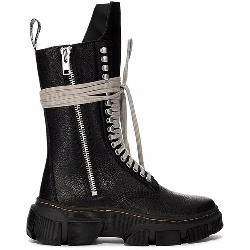 Rick Owens Visoke cipele x Dr. Martens 1918 Calf Length Boot za muškarce, boja: crna, DM01D7808