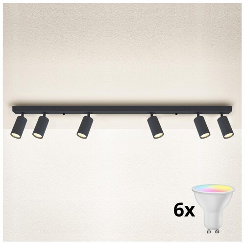  Brilagi - LED prigušiva spot svetiljka SELE 6xGU10/6,5W/230V antracit Cene