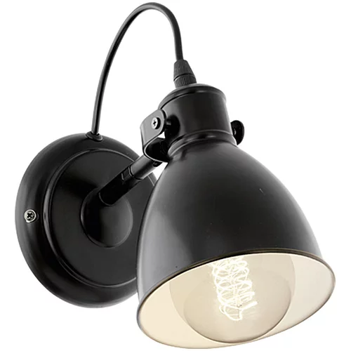 Eglo priddy Zidna svjetiljka (40 W, Crne boje, Crne boje, E27)
