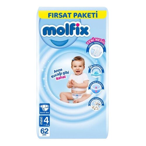 MOLFIX Pelene Maxi 4 (7-14kg) 62 kom Cijene