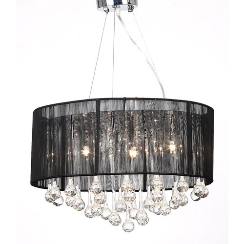 vidaXL Luster s 85 Kristala Crni Cijene