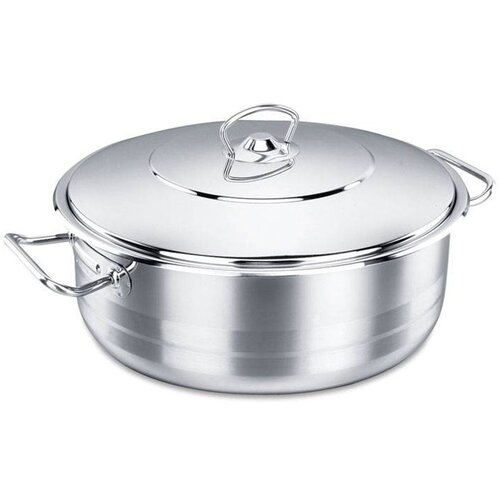 Korkmaz Nizki lonec s pokrovom / 15 l, (21230692) Slike