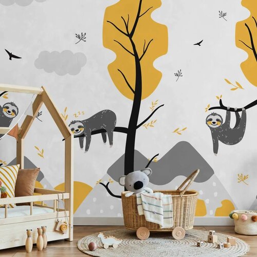  Foto tapeta - Cute Sloths 400x280 Vodootporna Cijene