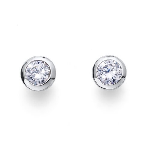  Ženske oliver weber solitaire 925ag mindjuše sa swarovski kristalom ( 62120 ) Cene