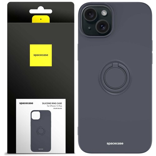 Spacecase OVITEK SILIKONSKI OBROČ ZA IPHONE 15 PLUS ČRN, (21962882) Cene