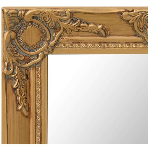 VidaXL Zidno ogledalo u baroknom stilu 50 x 40 cm zlatno Slike