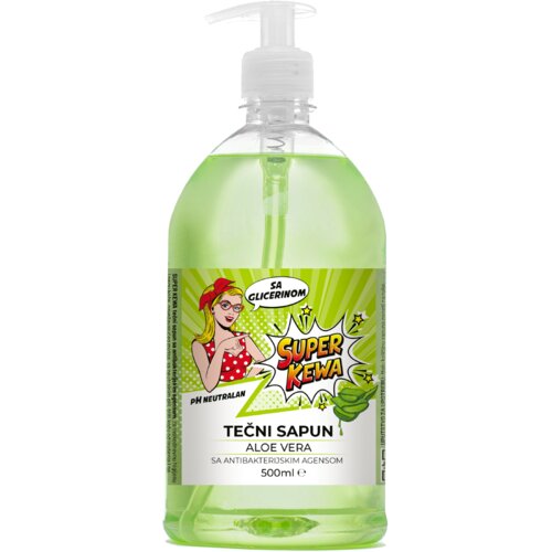 Super Kewa Tečni sapun sa Aloe verom i antibakterijskim agensom, 500ml Slike