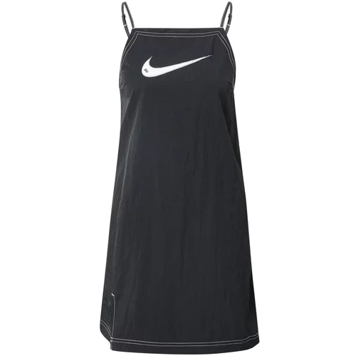 Nike Sportswear Poletna obleka črna / bela