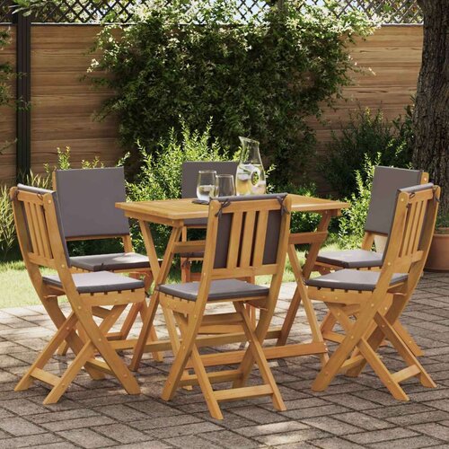  Zunanje bistro stolice 6 pcs Temno siva 38 x 46 x 85 cm, (5000272815) Cene