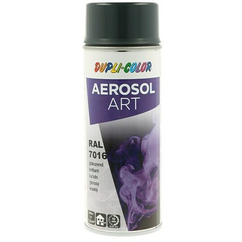 Dupli color Aerosol Art Lak za raspr&amp;scaron;ivanje RAL 6018 (Antracit-sive boje, 400 ml, Sjaj) Slike