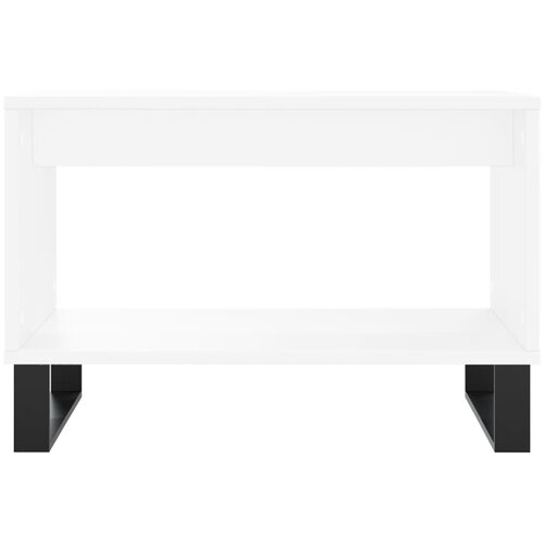  Stolić za kavu bijeli 60 x 50 x 40 cm od konstruiranog drva Slike