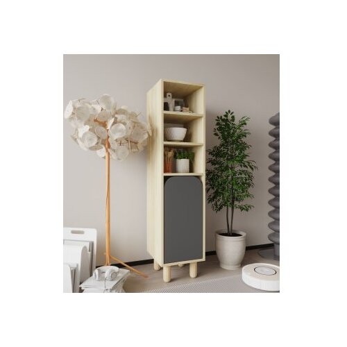 Hanah home vi&amp;scaron;enamenska samostojeća polica parma 1 sapphire hrast anthracite Slike