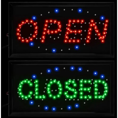  LED Open Close Reklama Crveno Zelena 220V Sa Prekidačem Cene